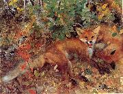 bruno liljefors Foxes oil painting on canvas